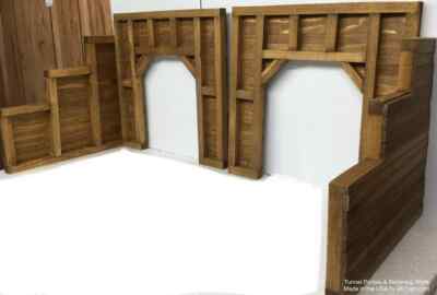 MrTrain O Scale/Gauge Timber Frame Tunnel Portals & Retaining walls | Railroad