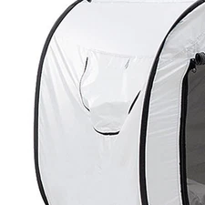 (White)Outdoor Folding Privacy Pop Bed Tent Camping Fully Enclosed Shading MU