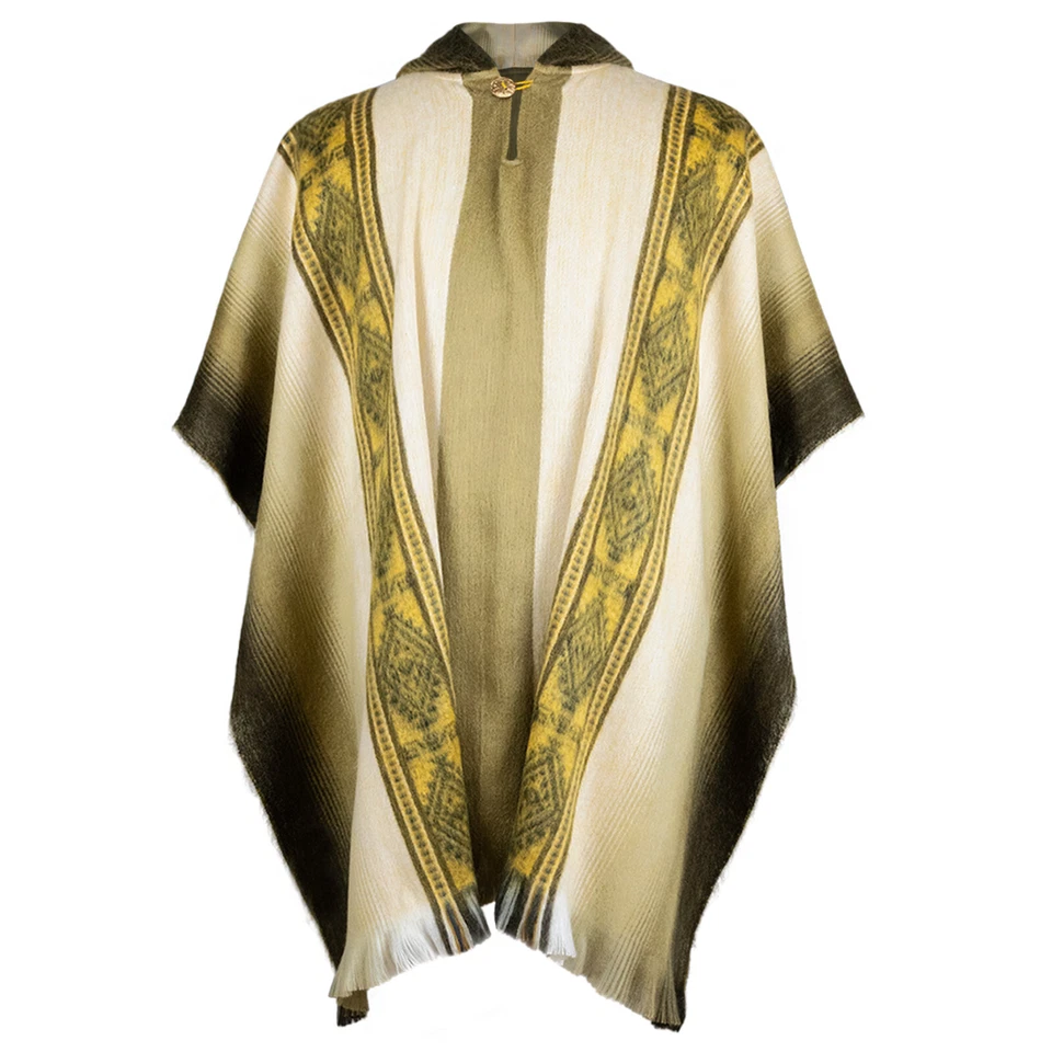 LIGHT BABY CAPA DE LANA DE ALPACA PONCHO ABRIGO CHAL ABRIGO HECHO A MANO EN ECUADOR Foto 2 de 4