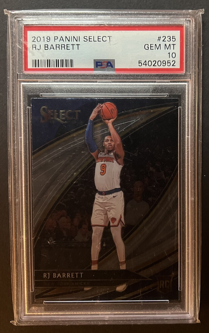 PSA 10 2019-20 Panini Select RJ Barrett Courtside Rookie #235 Knicks *LOW POP*