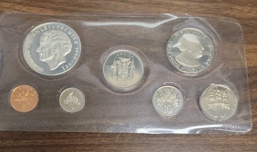 1972 Jamaica Proof Coin Set - 7 Coins - Picture 3 of 12
