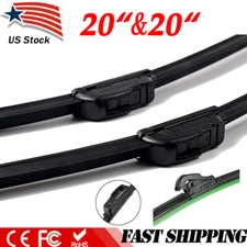 20"+20" Windshield Wiper Blades High Quality Beam Premium Hybrid silicone J-Hook