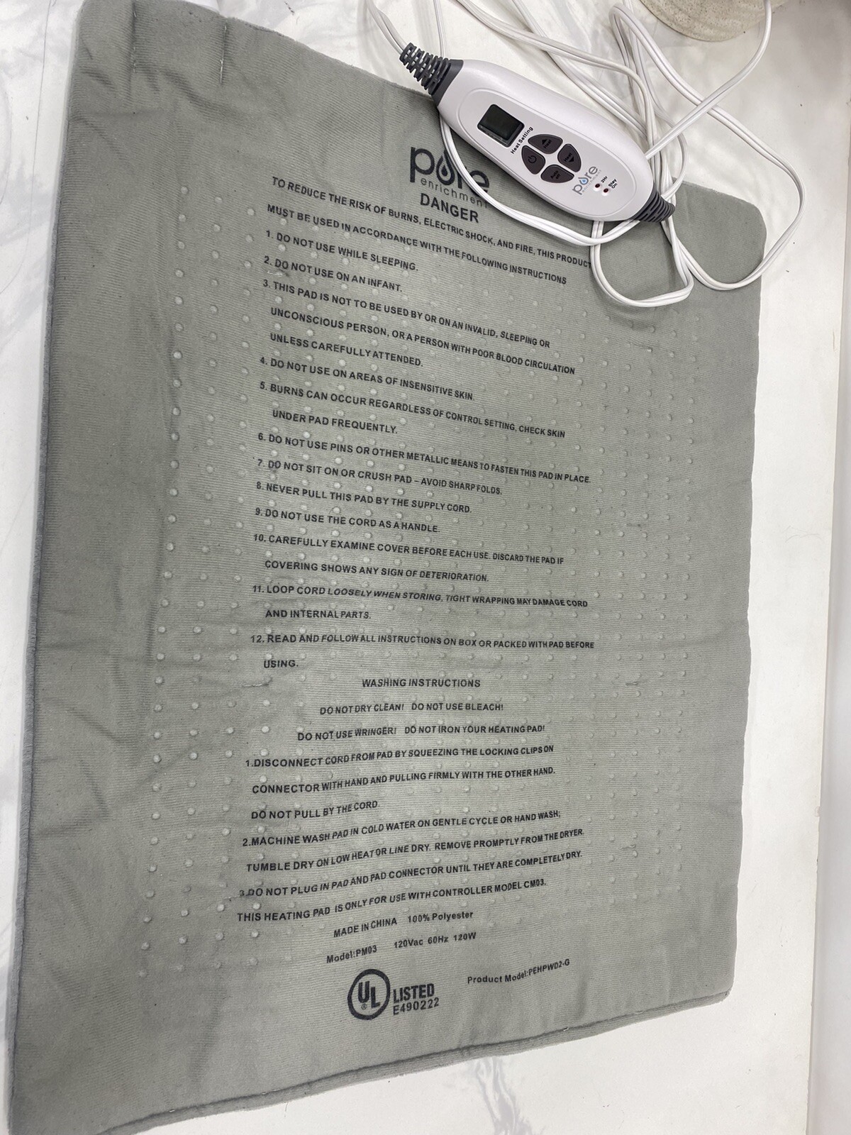 Pure Enrichment PureRelief 20x24 inch Electric Heating Pad, Size XXL