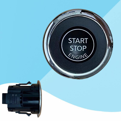 For Nissan Maxima 2016-2020 Black Engine Ignition Start-Stop Switch ButtonORF8o8