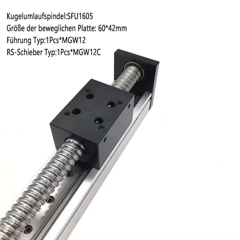 Guide lineari Nema23 tavolo scorrevole 1605 viti filettate a sfera 88,18 libbre per stampa 3D - Immagine 4 di 4