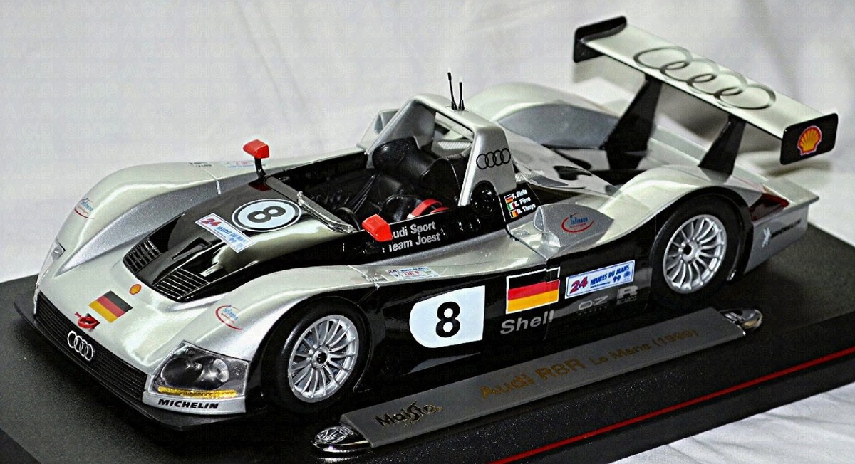 MAISTO製 アウディーＲ8R　　 ル・マン1999　1/18 　中古品 MAISTO製 アウディーR8R ル・マン1999 1/18 中古品 マイスト 1/18