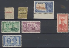 Swaziland Stamps 1889-1947 mint hinged SG4;23;42/4 Used SG5 CV £43.6