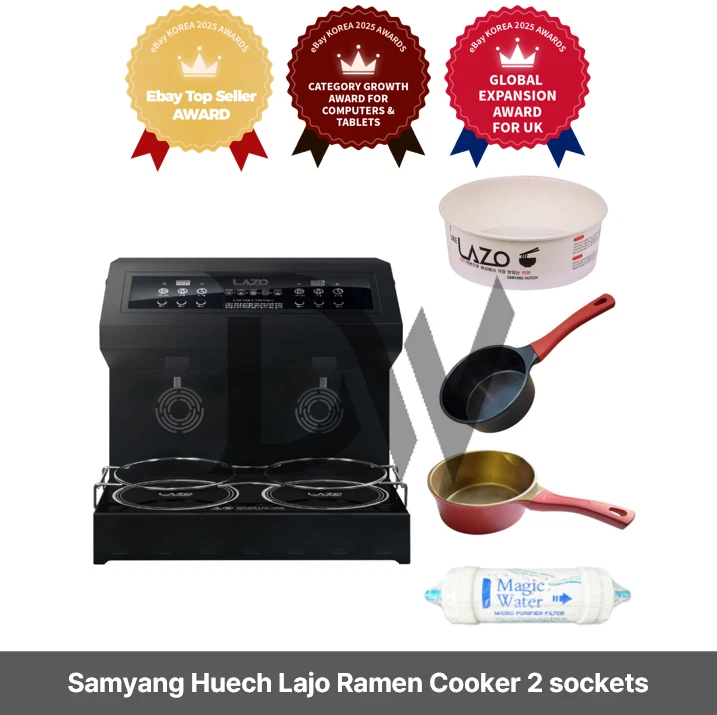 Samyang Huech Lajo Ramen Cooker Ramen Boiling Machine / 2 sockets / Reza Black
Opens in a new window