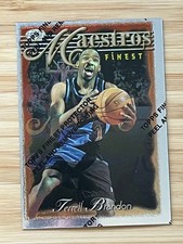1996-97 Topps Finest TERRELL BRANDON Maestros #108 Uncommon Silver
