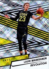 2024-25 Panini Revolution #66 Lauri Markkanen /99 Cosmic Foil Utah Jazz Card