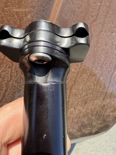 Vintage Cook Bros. Racing Seat Post black 27.2 factory blemish - Picture 4 of 8
