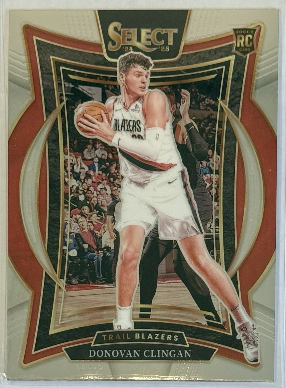 Donovan Clingan 2024-25 Panini Select RC Hobby Stock #69 Trail Blazers