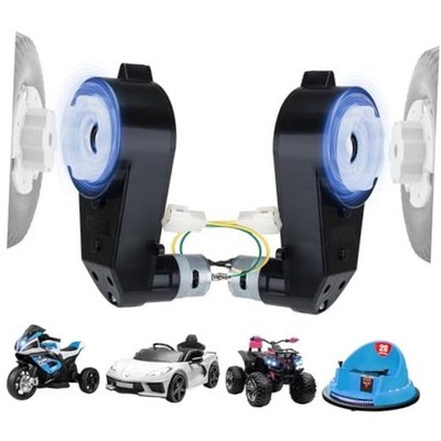 2Pcs 12V Motor Gearbox RS550 40000RPM High-Speed for Power Wheels Kids Ride on