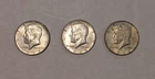 1968-D 50C Kennedy Half Dollar lot of 3