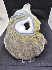 Versteinertes Holz 13x17cm,mit Achat,Java.