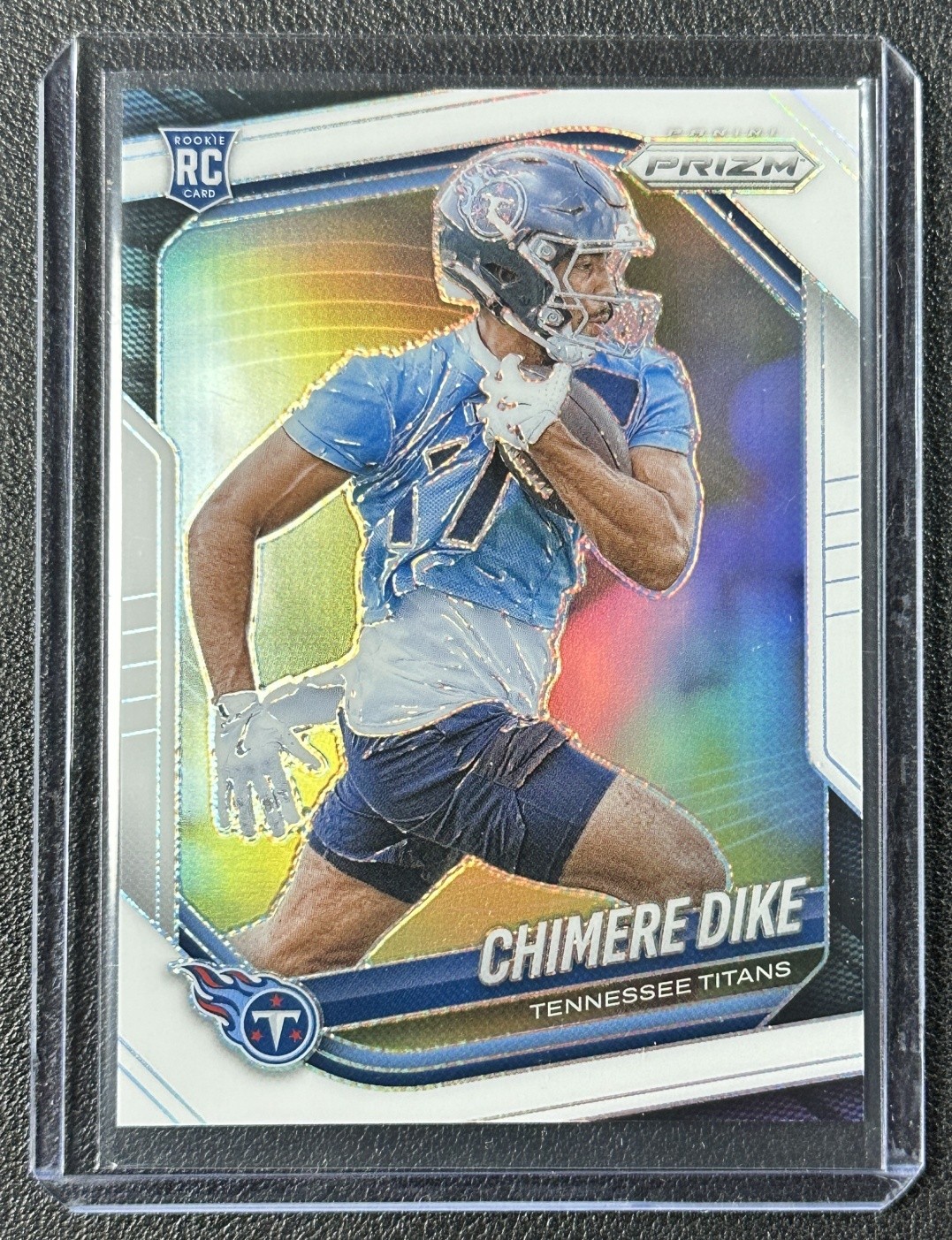CHIMERE DIKE 2025 PANINI PRIZM #396 ROOKIE WHITE RC 5/35 TITANS