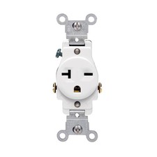 Leviton Single Receptacle Outlet Commercial Specification Grade Smooth Face 2...