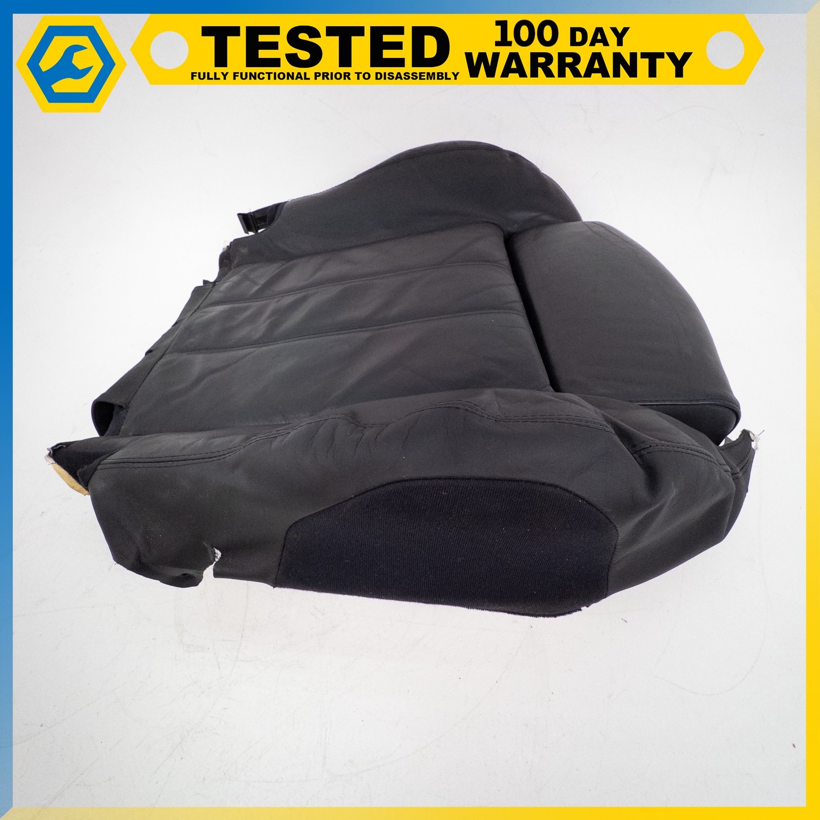 03-13 BENTLEY CONTINENTAL GT FRONT LEFT SIDE LOWER BOTTOM SEAT CUSHION BLACK OEM