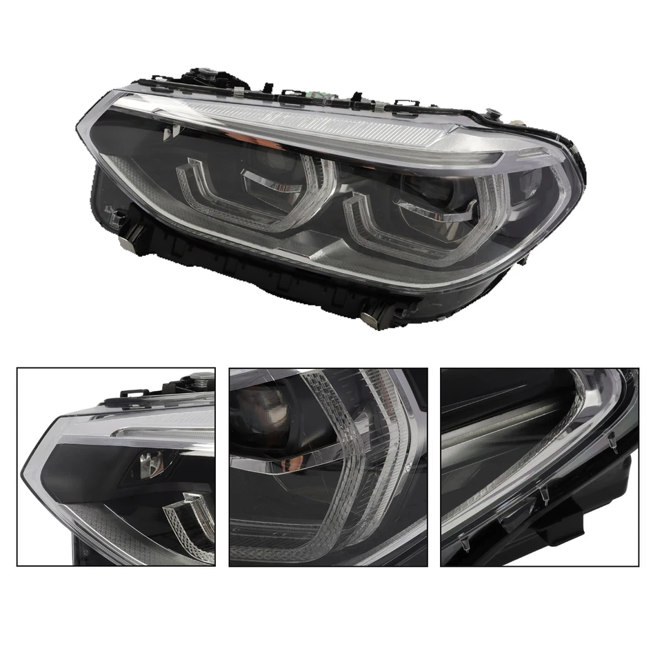 Fit It For 2018-2021 BMW X3 X4 G01 G02 Left Driver Side Adaptive LED Headlight Foto 2 de 4