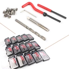 Metric Thread Repair Insert Kit 25pcs M8X1.0 Helicoil Car Pro Coil Tool