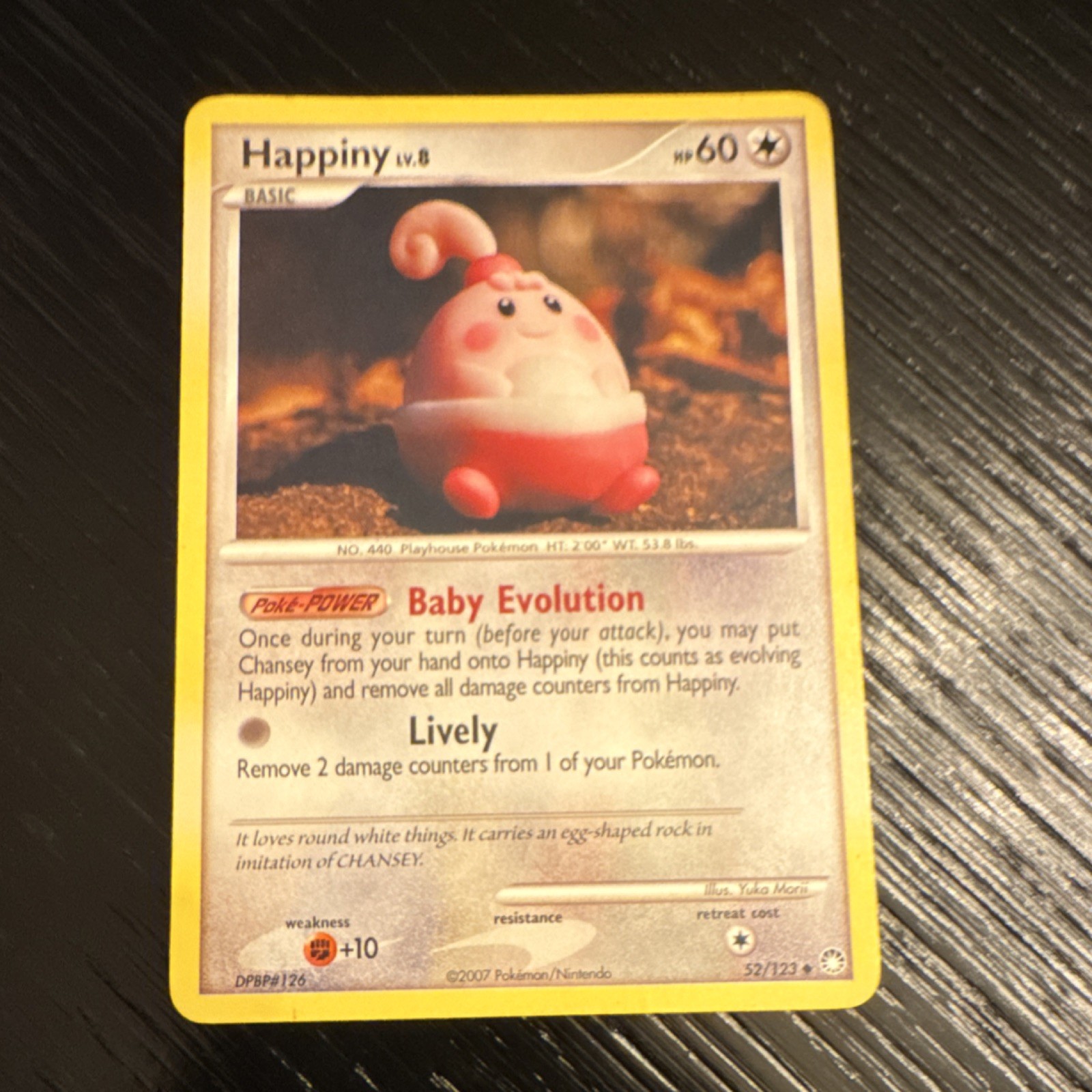 Pokémon TCG Happiny Mysterious Treasures 52/123 Uncommon Basic 60HP English