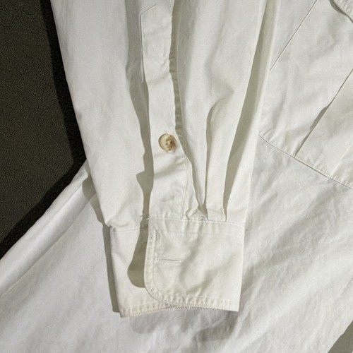 Vintage 80s Banana Republic Men's L Cotton White Safa… - Gem