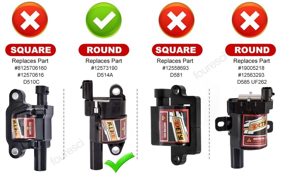 Paquete de bobinas de encendido de cable de bujía de 5,3 L para Chevrolet Impala 2006-2009 Foto 2 de 4