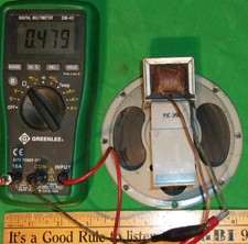 Nice Alnico 5 Inch PM Speaker Radio Hi Fi Bracket Mtg. (2 ohm) Working! w/Transf