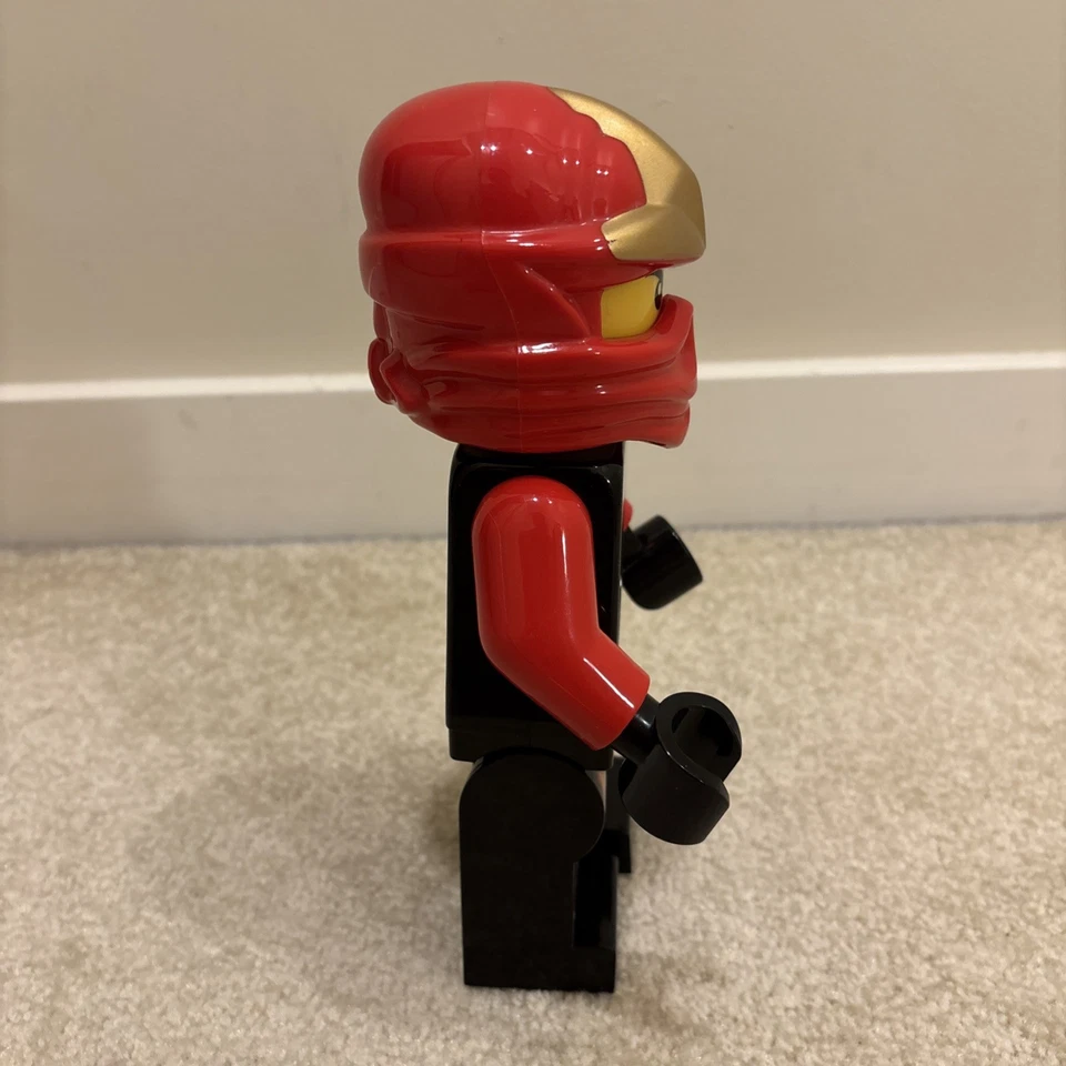 Lego Ninjago Kai 9.5" Tall Toy Figure Digital Alarm Clock Master Spinjitzu 2014 - Image 3 of 4