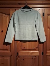 Blue Willi's Damen Pulli Eisblau Gr. S Langarm Baumwolle