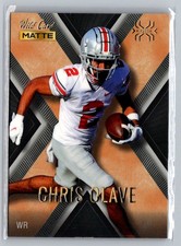 2022 Wild Card Matte #MXP-7 Chris Olave X-Plode White/Light Orange X
