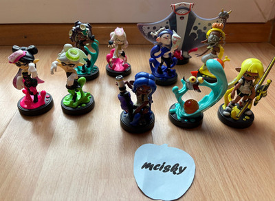 Nintendo Splatoon Amiibo Set 10-Stück  - Ohne OVP