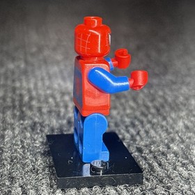 Lego Spiderman Minifigure spd001 4852 4851 Silver Webbing CMF Lot Rare Retired 