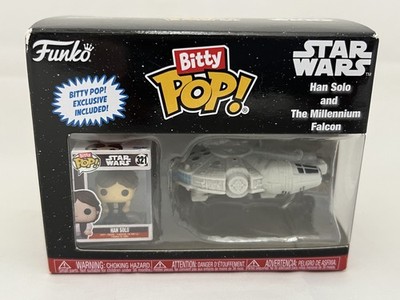 Funko Pop Bitty Star Wars Han Solo and The Milennium Falcon - Neu