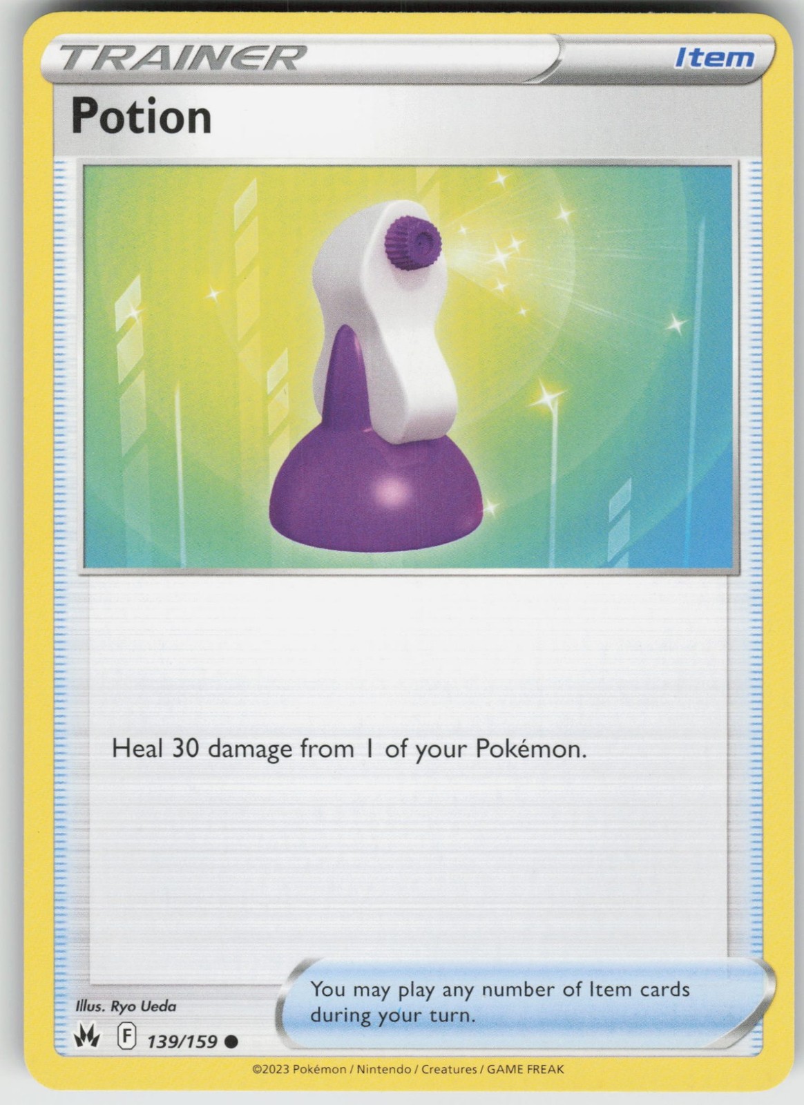 Potion 139/159 SWSH: Crown Zenith Pokemon Lightly Played LP