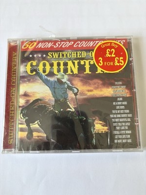 Switched on Country Various Artists CD Album 50 Non Stop Country Hits 1997 Delta