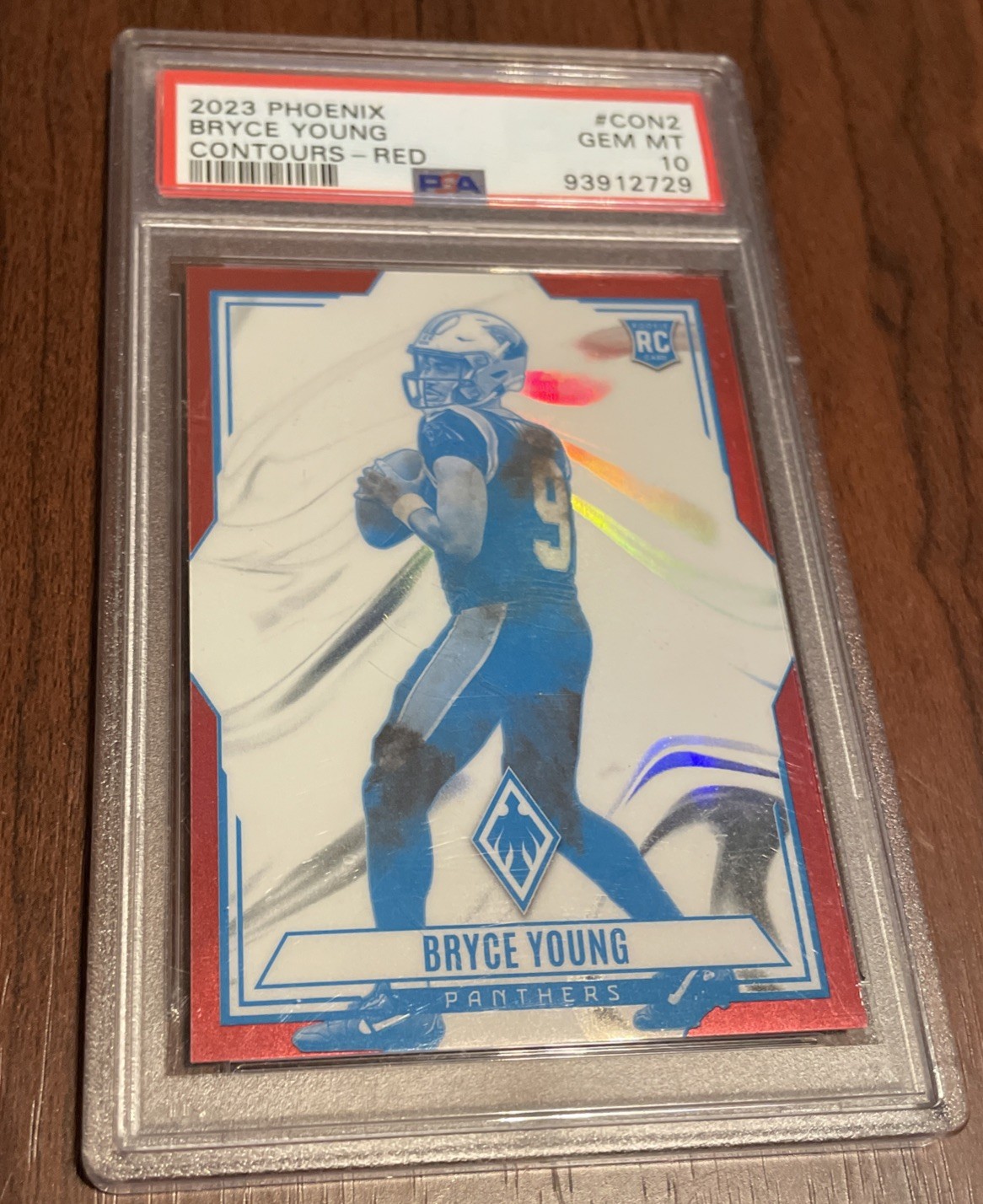 Bryce Young Panini Phoenix Contours #CON2 Red