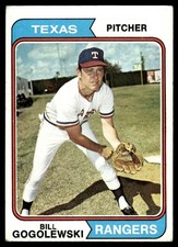 1974 Topps Bill Gogolewski Texas Rangers #242