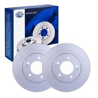 2X Hella Bremsscheiben 284Mm Hinten Passend FüR Hyundai I30 KIA Cee'd PRO