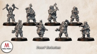 Zwerge Dwarf tabletop 28mm fantasy hobbit Mittelerde Medbury Miniatures