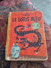 bd tintin le lotus bleu rare 1946