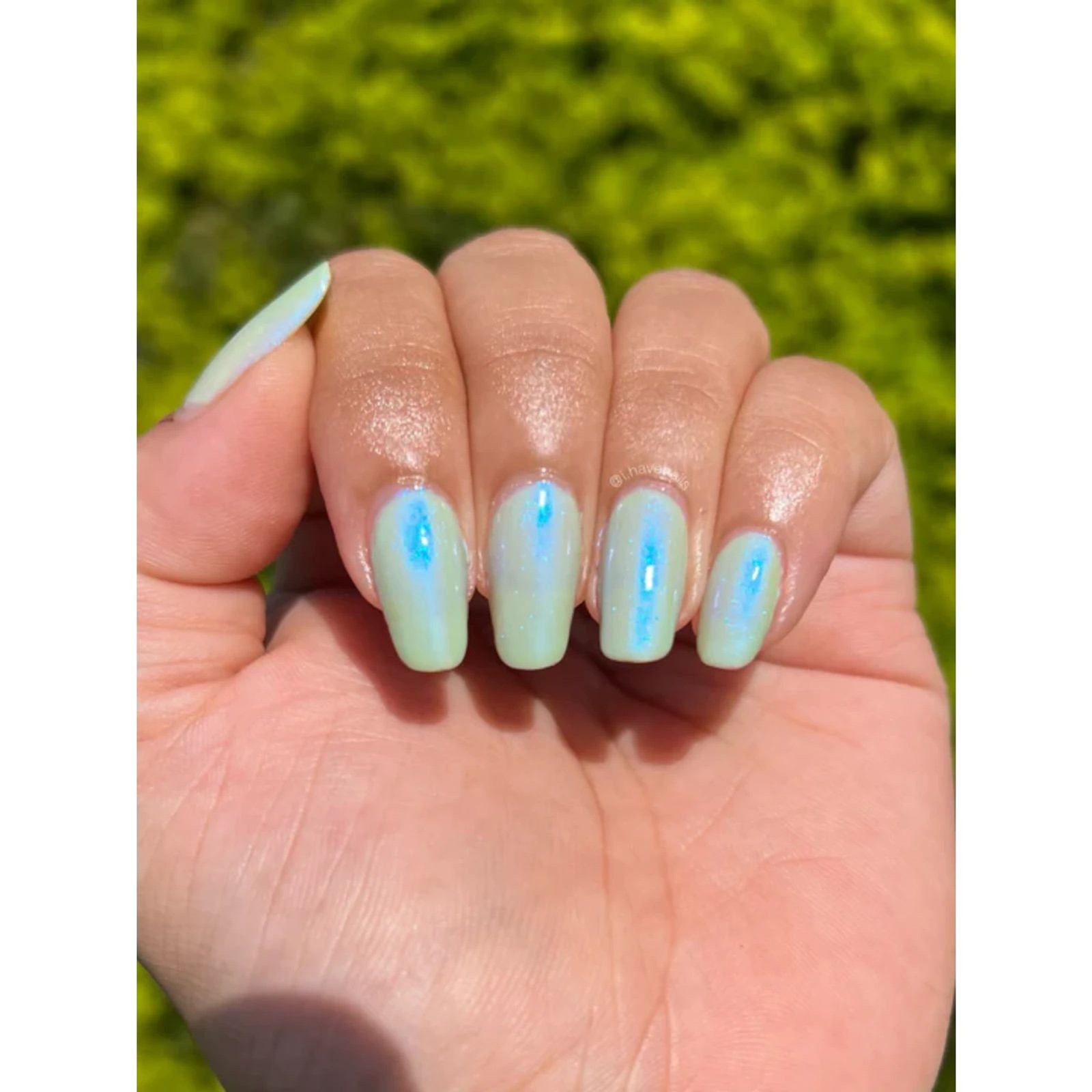 Matcha Cloud Ethereal lacquer nail polish indie