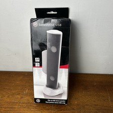 GOgroove  SonaVERSE Clip-on USB-A Stereo Speaker  White