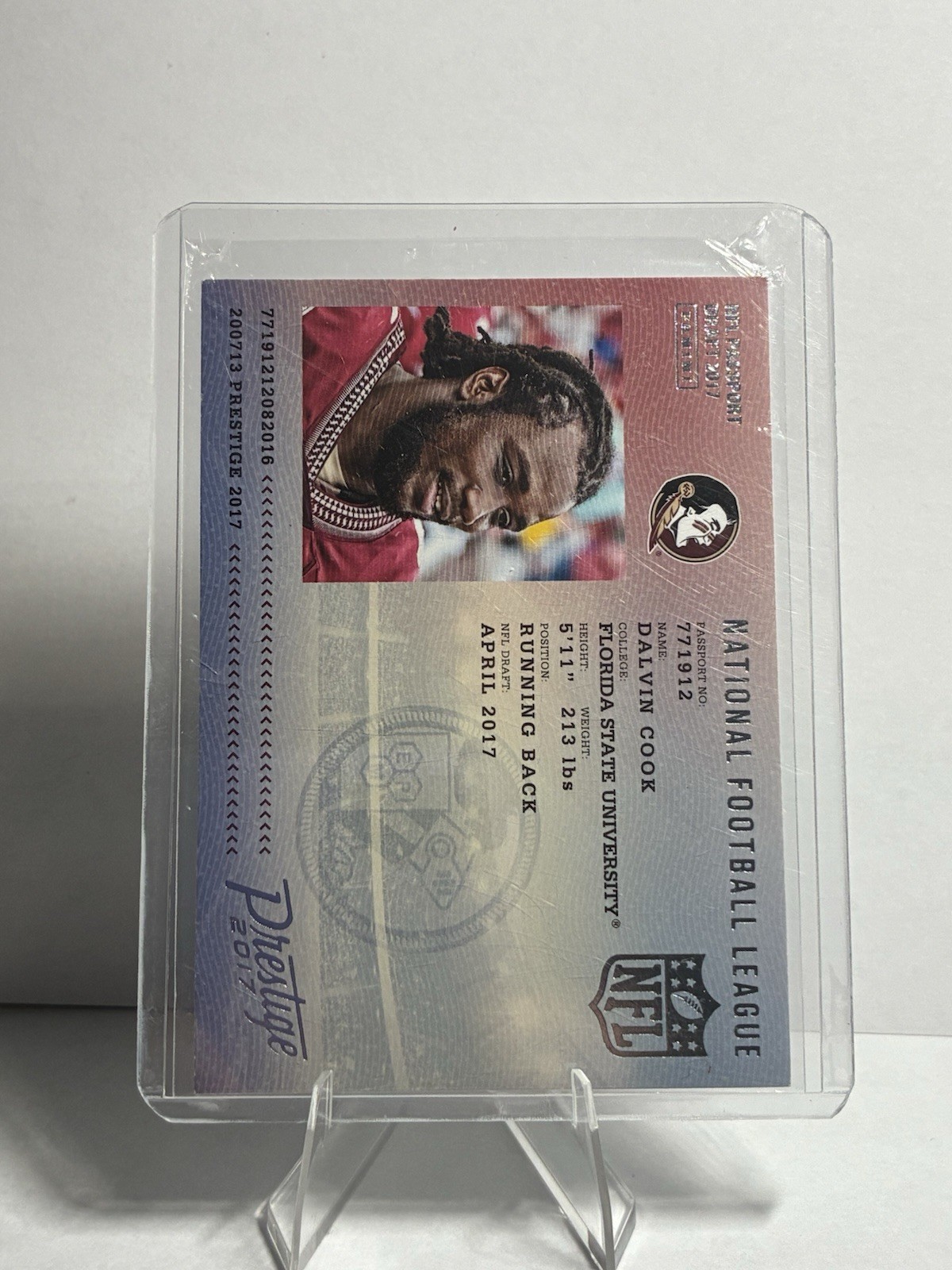 Dalvin Cook Panini Prestige NFL Passport #10 Base