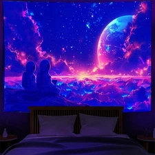 Psychedelic Galaxy Tapestry - Men's Bedroom Decor, 39.4 in*59.1 