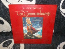 The Ten Commandments 35th Ann Widescreen Box Set Laserdisc LD Free Ship 50