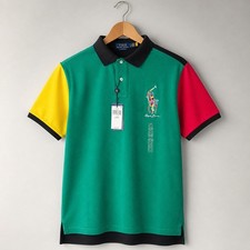 Polo Ralph Lauren Men's XL Green Classic Fit Mesh Polo Shirt Big Pony Logo NWT