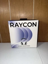 Raycon RBH841-23E-WHI Fitness Wireless Over Ear Headphones White OPEN BOX