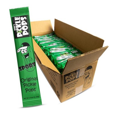 Dill Juice Flavor Ice Pops - Electrolyte Freeze Pops for Workout Recovery - 200