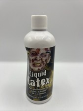 Liquid Latex 16 oz/1 Pint Bottle Halloween Horror Cosplay Facial Makeup Adhesive